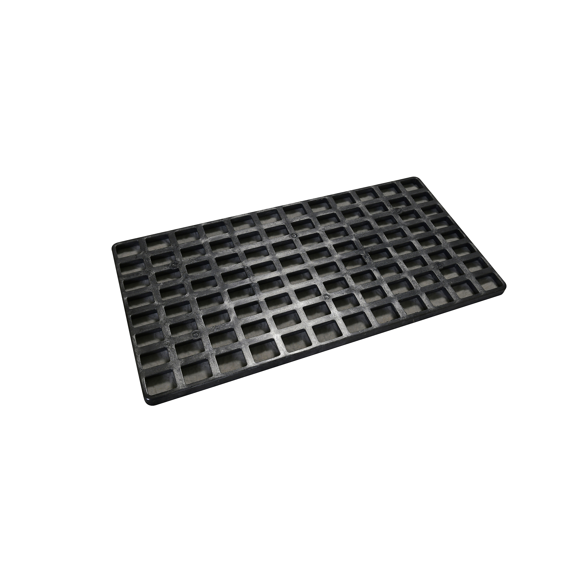 Eagle Replacement Grating Pallet — 1.75in. x 1.75in., 2 Drum Capacity, Black, Model# 1642B